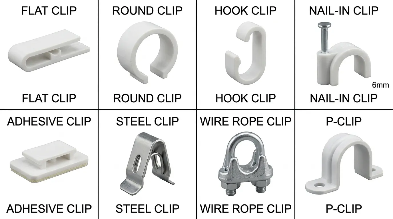 Types of Cable Clips: The Complete Industrial Guide 2026