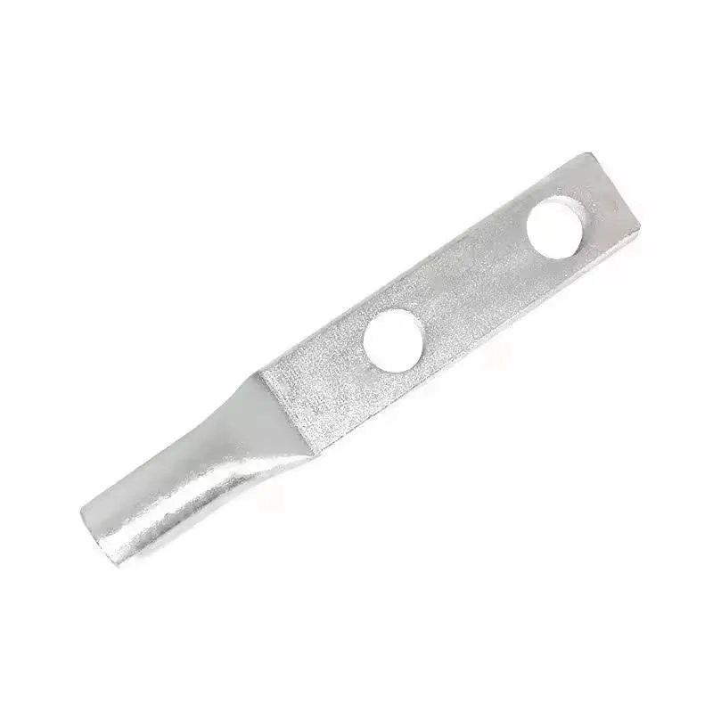 Tinned copper two-hole lugs for stable and vibration-resistant cable connections